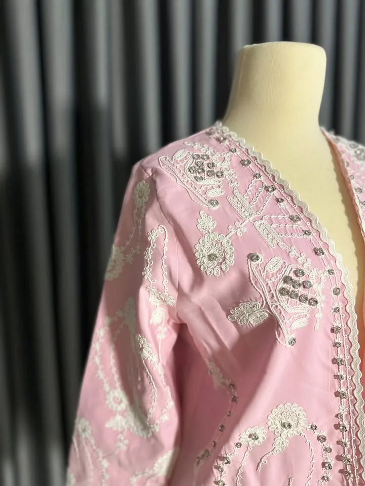 Pembe taşlı ceket 3