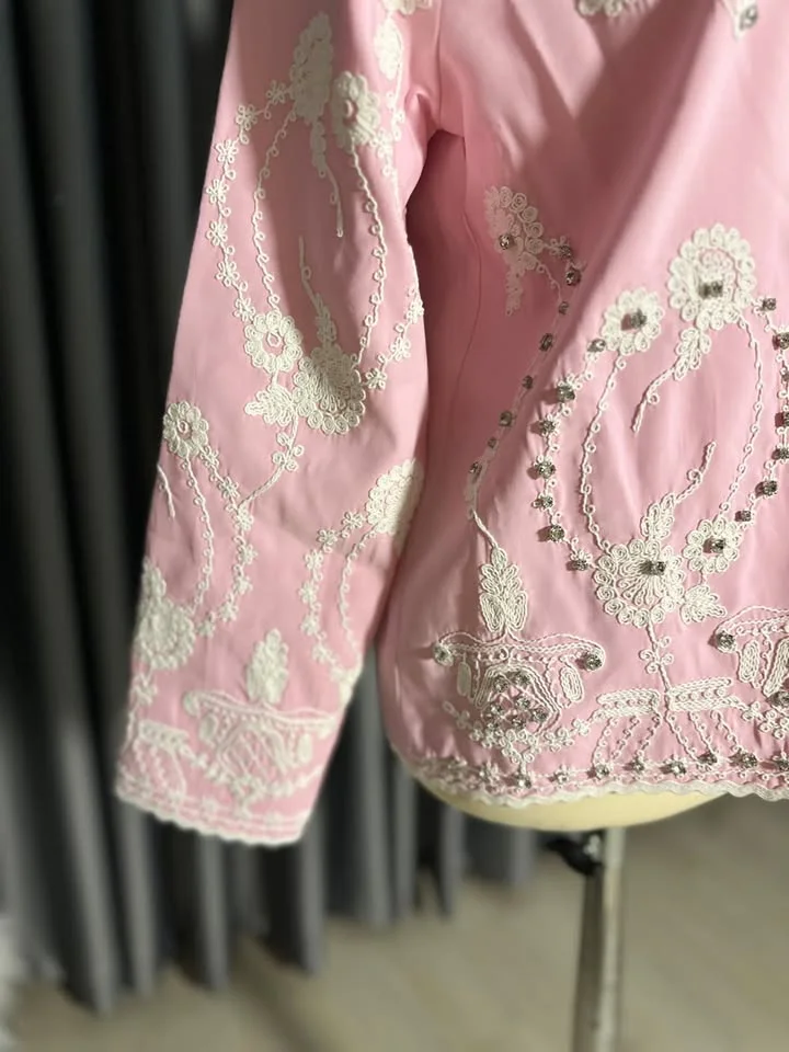 Pembe taşlı ceket 4